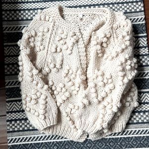 Wishlist Heart Pom Sweater